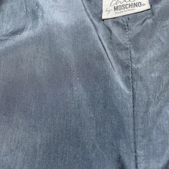 Moschino Cheap and Chic Dress Women XS Small Dark Blue Wool Blend Career Classic - Picture 7 of 15